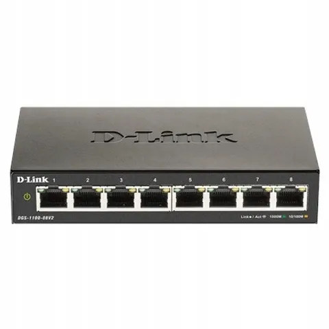 D-Link Dgs 1100-08V2 switch 8 portów smart – zdjęcie 3