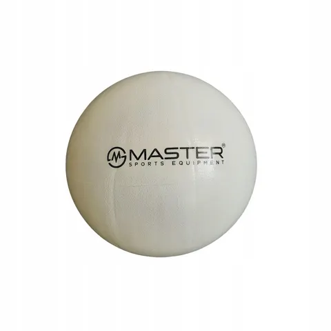 Piłka gimnastyczna Master 26 cm biała – zdjęcie 3