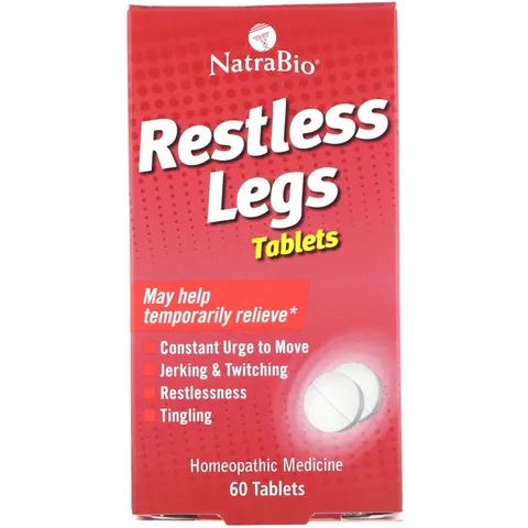 NatraBio, Restless Legs, 60 Tablets – image 2