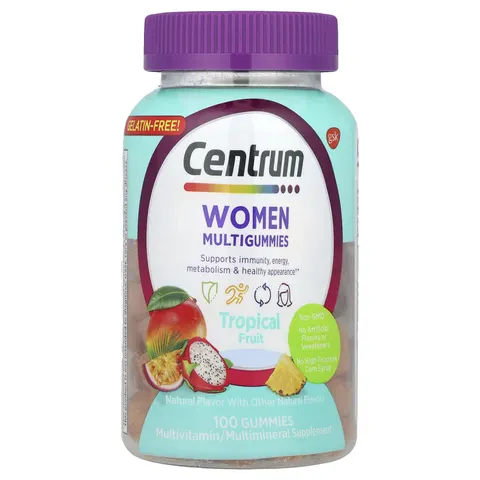 Centrum, Women Multigummies, Tropical Fruit, 100 Gummies – image 2