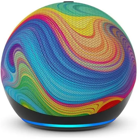 Amazon Echo Dot Kids 5th Gen Smart Speaker - Rainbow Swirl – Multicoloured – image 2