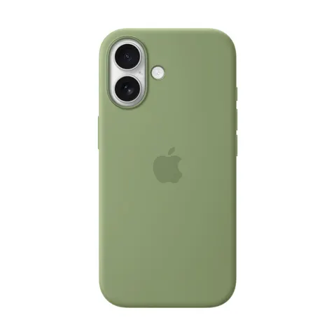 Apple Silikon Case iPhone 17 mit MagSafe (Hellmoosgrün) – Bild 4