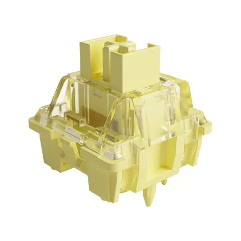 V3 Cream Yellow Pro Switch (Linear, 45pcs) – image 2