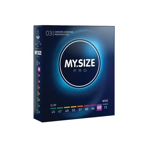 MY Size PRO Condoms 69 MM 3 Units – image 2