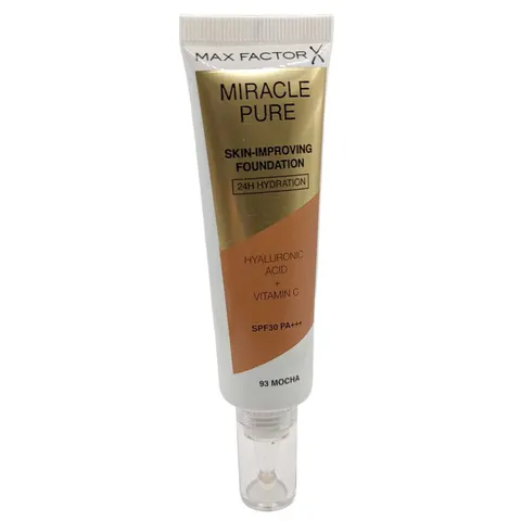 Max Factor Miracle Pure Skin Improving 24H Hydration Foundation 30ml - 93 Mocha – image 2