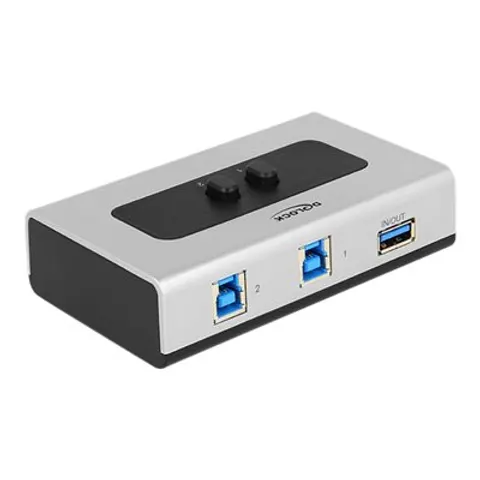DELOCK USB3.0 Switch 2 Eingänge -> 1 Ausgang bidirekt – Bild 2