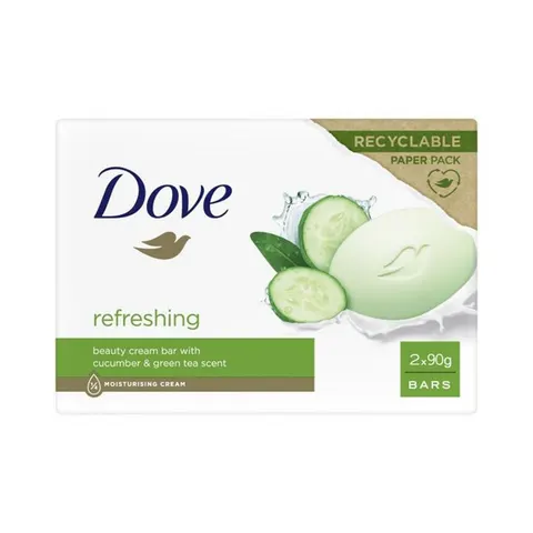 Dove Refreshing bar soap 2x90 g – image 4