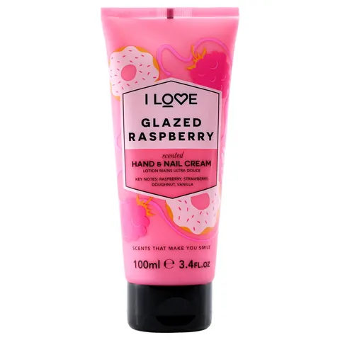 I Love Glazed Raspberry Scented Hand & Nail Cream – image 2