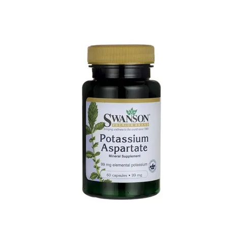 Potassium Aspartate, 99mg - 60 caps – image 3