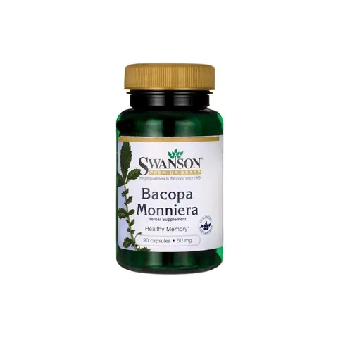 Bacopa Monnieri 10:1 Extract, 50mg - 90 caps – image 3