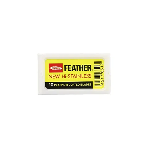 Feather Double Edge Blades, 10 Count – image 2
