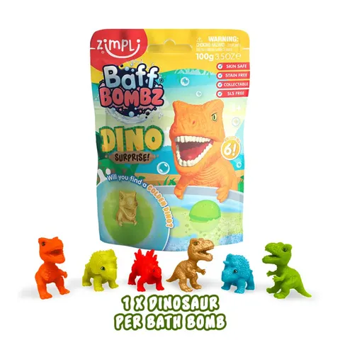 Zimpli Kids Large Dino Surprise Bath Bomb – image 2