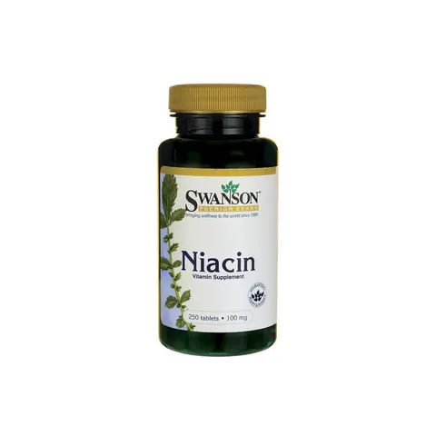Niacin, 100mg - 250 tablets – image 2
