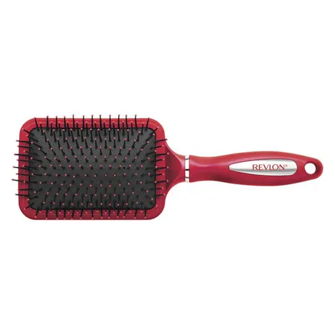 Revlon Essentials Straight & Smooth Hair Brush – Red – image 2