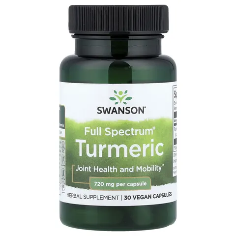 Swanson Turmeric, 720mg, 30 caps – image 2