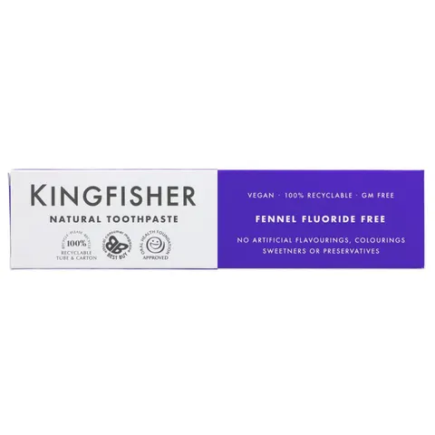 Kingfisher Fennel Fluoride Free Toothpaste 100ml – image 2