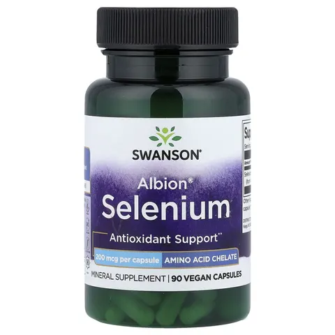 Swanson Albion Complexed Selenium, 200mcg - 90 caps – image 3