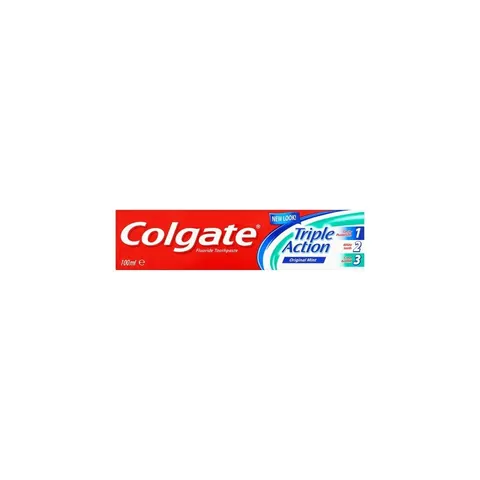 Colgate Triple Action Original Mint Flouride Toothpaste 100ml – image 2