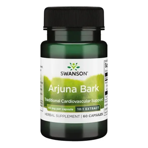 Arjuna Bark (10:1) Extract, 40mg - 60 caps – image 2