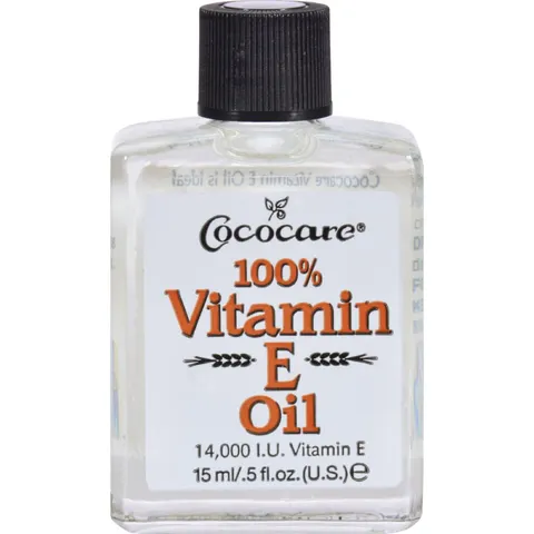 Cococare, 100% Vitamin E Oil, .5 fl oz (15 ml) – image 2