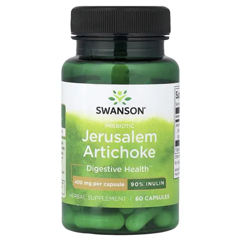 Prebiotic Jerusalem Artichoke, 400mg - 60 caps – image 2