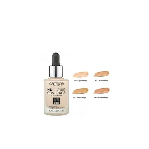Catrice HD Liquid Coverage foundation shade 010 Light Beige 30 ml – image 2