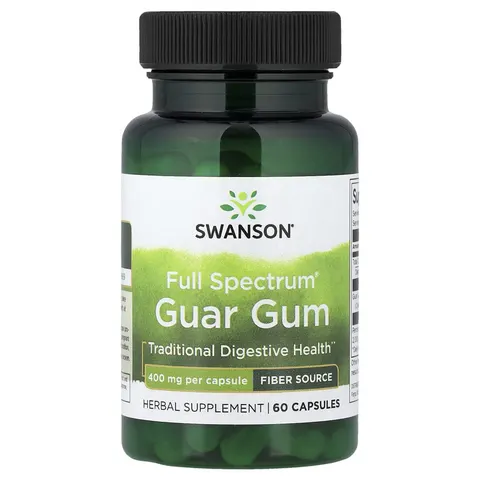 Full Spectrum Guar Gum, 400mg - 60 caps – image 2