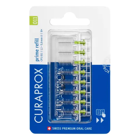 Curaprox CPS 011 Prime Refill Interdental Brushes, Lime Green – image 2