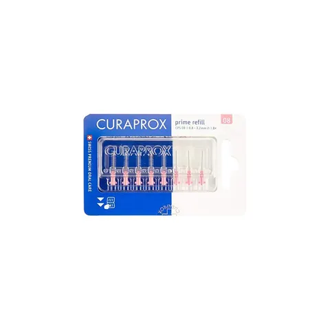 Curaprox CPS 08 Prime Refill Interdental Brushes, Pink – image 2