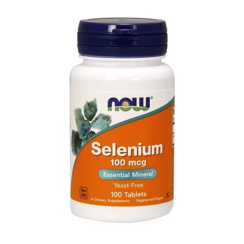 NOW Foods Selenium, 100mcg , 100 tabs – image 2