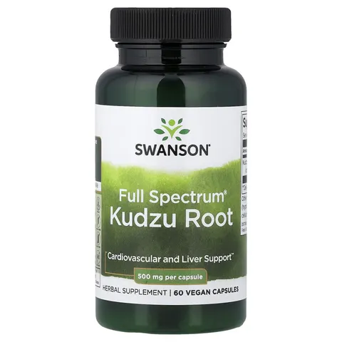 Swanson Kudzu Root, 500mg - 60 caps – image 2