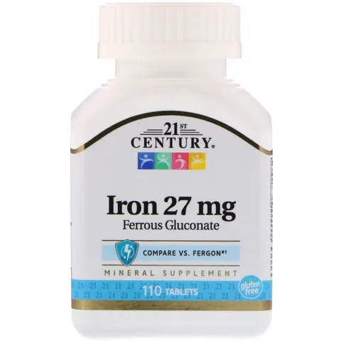 21st Century, Iron, 27 mg, 110 Tablets – image 2