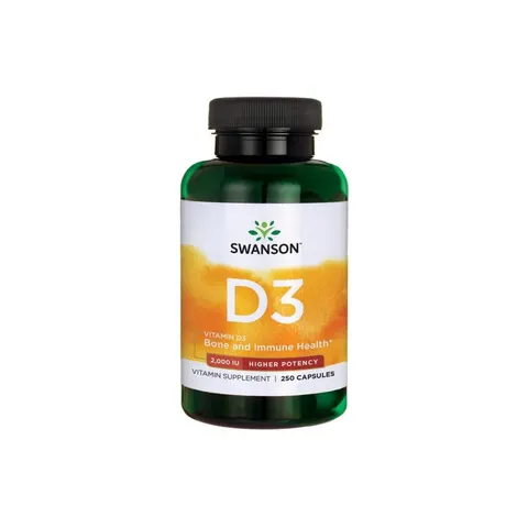 Vitamin D-3, 2000 IU - 250 caps – image 2