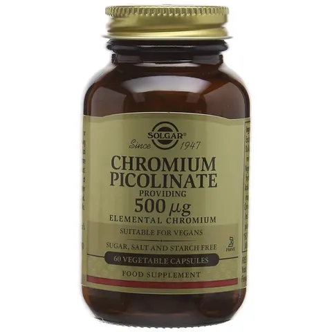 Solgar Chromium Picolinate 500 ug Vegetable Capsules, 60 – image 3
