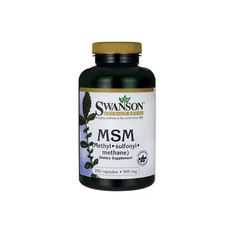 Swanson MSM, 500mg - 250 caps – image 2