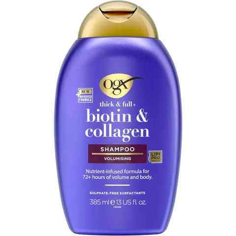 OGX Biotin & Collagen Volumising Shampoo – 385ml – image 3