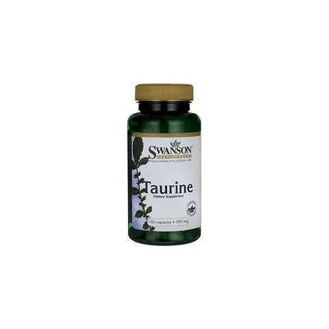 Swanson Taurine - 500mg, 100 Capsules – image 2