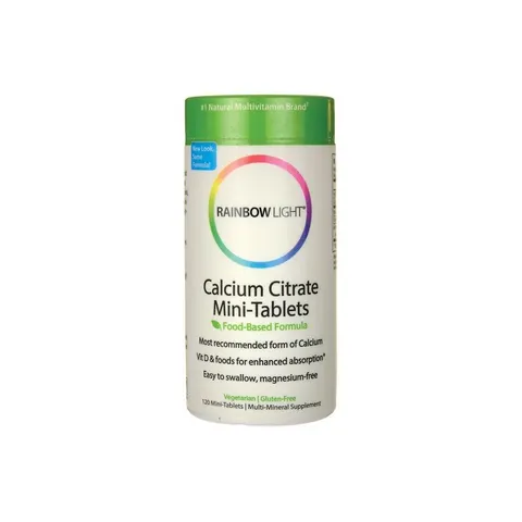 Rainbow Light Calcium Citrate Mini-Tabs - 120 tablets – image 2