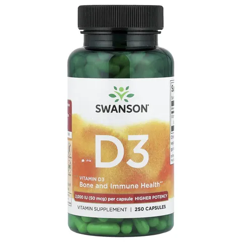 Vitamin D-3, 2000 IU - 250 caps – image 3