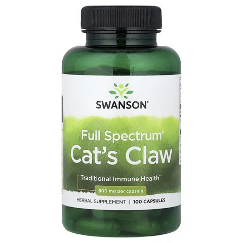 Swanson Cat's Claw, 500mg , 100 caps – image 3