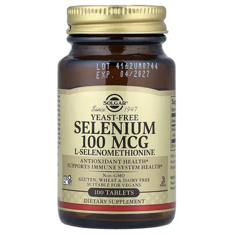 Solgar Selenium 100 g (Yeast-free) 100 Tablets – image 2