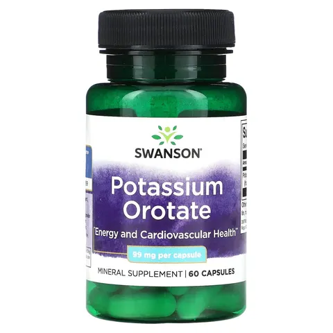 Potassium Orotate, 99mg - 60 caps – image 2