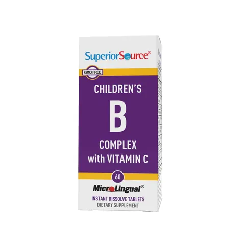 Superior Source Child B-Complex Vitamins (60 Tablets) – image 2