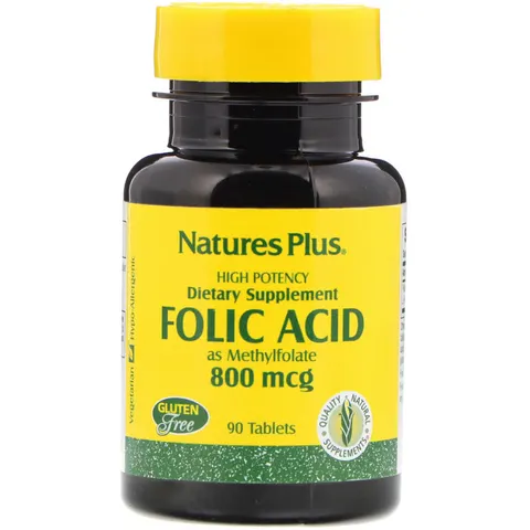 NaturesPlus Folic Acid - 90 Tablets – image 3