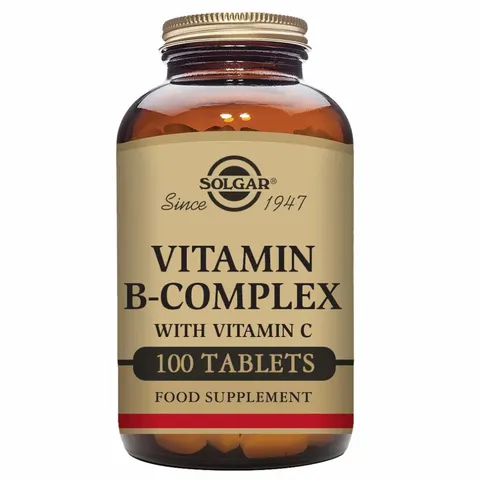 Solgar Vitamin B Complex with vitamin C 100 Units – image 2