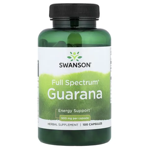 Swanson Guarana, 500mg - 100 caps – image 3