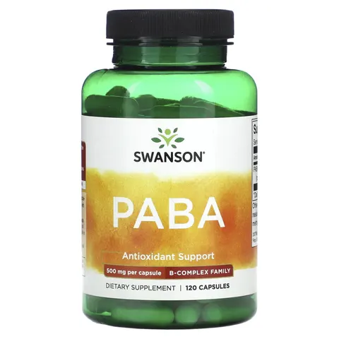 PABA, 500mg - 120 caps – image 2
