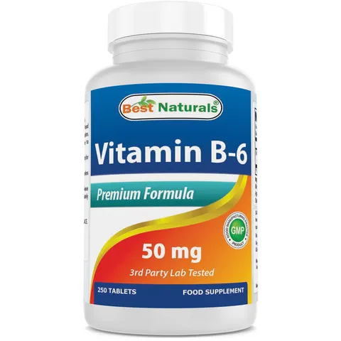 Vitamin B6 50 mg 250 Tablets – image 2