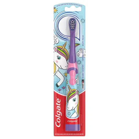 Kids Battery Powered Toothbrush, Unicorn, 1 count – image 2