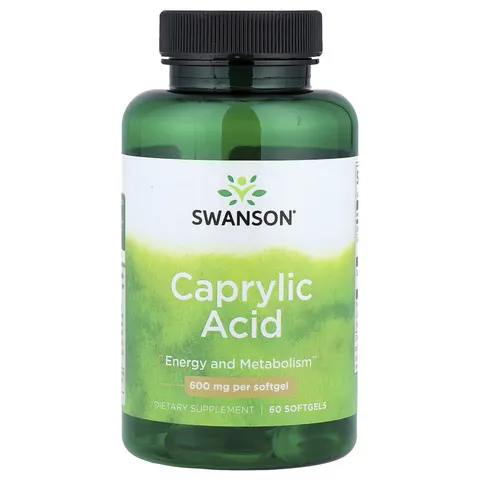 Caprylic Acid, 600mg - 60 softgels – image 3